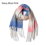 Thick Tassel Gradient Scarf Shawl
