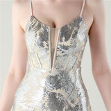 Sexy Mermaid Spaghetti Straps Prom Dress