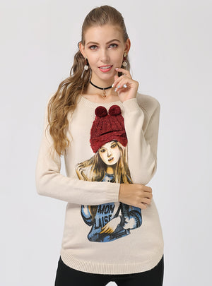 Turtleneck Loose Long-sleeved Sweater