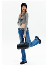 Retro Printed Long Sleeve T-Shirt