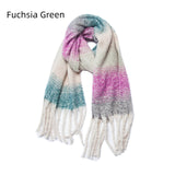 Thick Tassel Gradient Scarf Shawl
