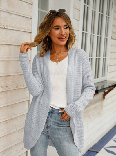 Women Cardigan Irregular Sweater Coat