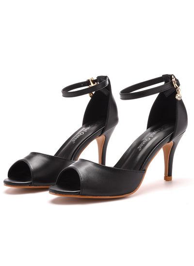 7 cm Fishmouth High-heeled Sandals