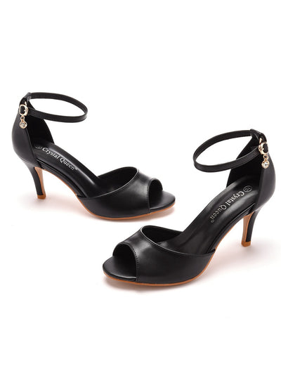 7 cm Fishmouth High-heeled Sandals