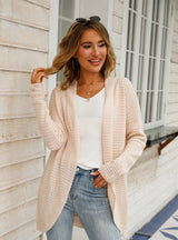 Women Cardigan Irregular Sweater Coat