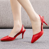 Shallow-mouthed Thin-heeled Wedding Shoes