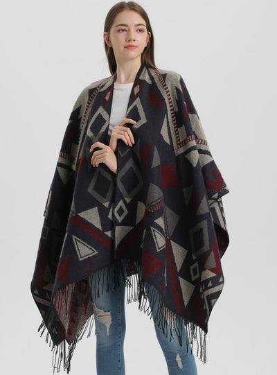 Bohemian Thickened Dual-purpose Scarf Cloak