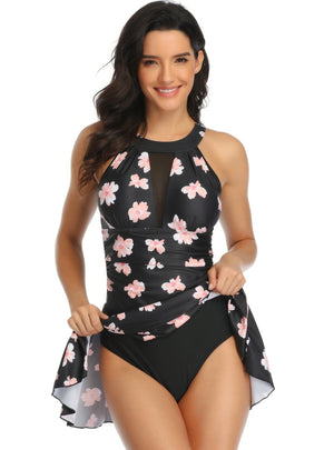 Large Size Print Bikini Suit