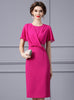 Fuchsia Beading Mother Of The Bride Dress