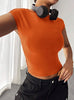 Sexy Backless Slim Short Sleeve T-shirt