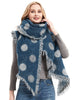 Polk Bevel Scarf Padded Shawl