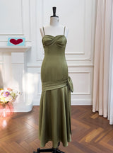 Sexy Suspender Slim Evening Dress