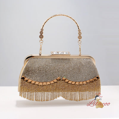 Tassel Bead Handheld Dinner Bag