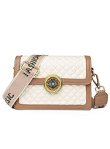 Rhombic Wide Shoulder Strap Slung Square Bag