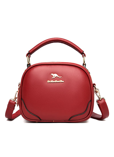 Soft Leather One-shoulder Portable Bag