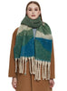 Geometric Thick Tassels Thick Warm Scarf