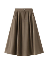 High Waist Slim Big Swing Skirt