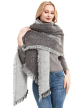 Thickened Polka-dot Diagonal Scarf Shawl