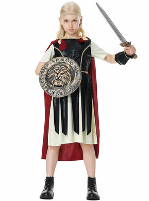 Halloween Spartan Warrior Costume Children Cosplay