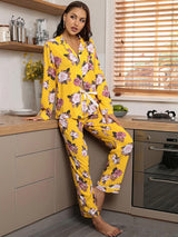 Autumn and Winter Printed Long-sleeved Pajamas