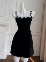 Slim Suspender Flower Dress