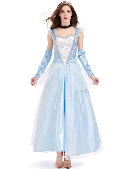 Cinderella Princess Halloween Costume Cosplay