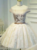 Off the Shoulder Lace Homecoming Dress