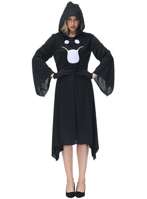 Halloween Black and White Robes Costumes