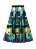 Green Digital Printed Skirt