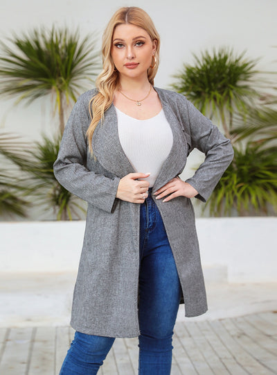 Long Sleeve Coat Loose Windbreaker Coat