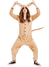 Kangaroo Animal Jumpsuit Halloween Cosplay Costume