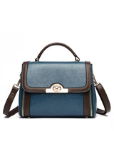 Large-capacity Wax Leather Portable Messenger Bag