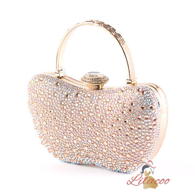 Diamond-encrusted Dinner Bag Clutch Bag