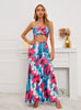 Sexy Bohemian Printed Top+Skirt Two-piece Set