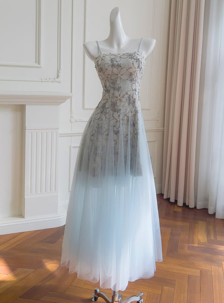 Sling Three-dimensional Gauze Dress