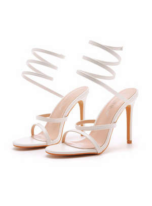 Fish Mouth Thin Strap High-heeled Sandals