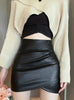 High Waist Irregular Tight Skirt
