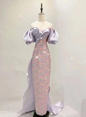 Colorful Sequins Mermaid Prom Dress