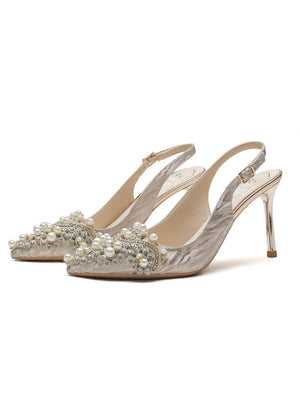 Pointed Stiletto Heels Wedding Shoes