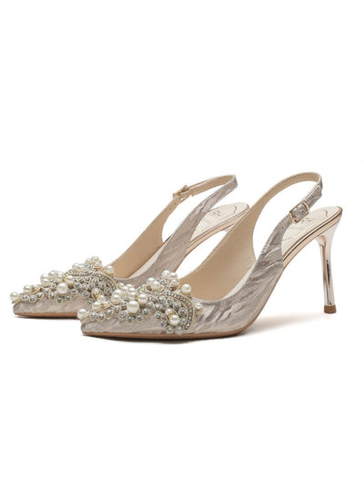 Pointed Stiletto Heels Wedding Shoes