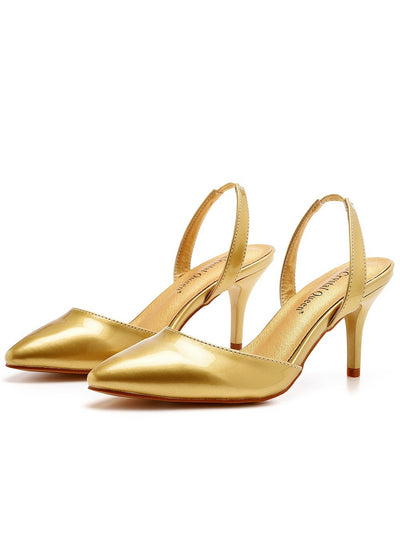 Shallow-mouthed Thin-heeled Wedding Shoes