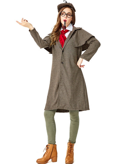 Halloween Costume Sherlock Holmes Costume Coplay