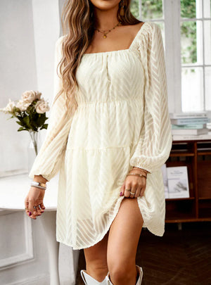 Long Sleeve Off the Shoulder Dress