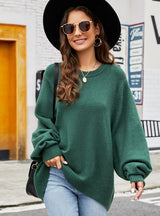 Women Loose Round Neck Sweater
