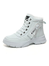 Thick-soled Cotton Martin Boots