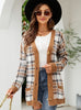 Diamond Loose Cardigan Jacquard Sweater Coat