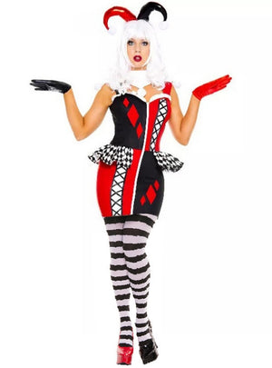 Clown Costume of Halloween Cosplay