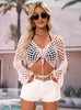 Hand Hook Openwork Bikini Beach Cover Up