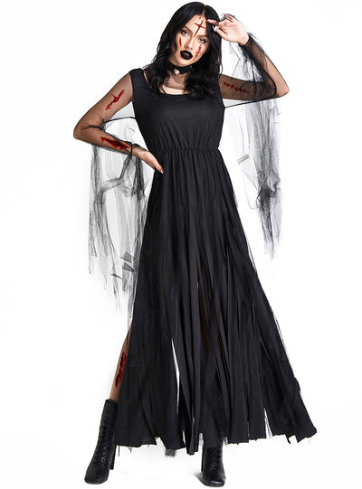 Evil Halloween Vampire Corpse Ghost Bride Dress