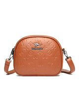 Large Capacity Small Round Bag Soft Leather Crossbody Bag